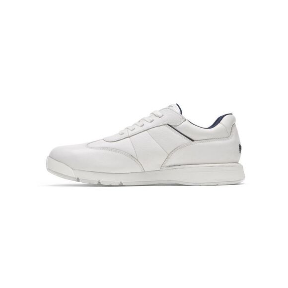 NWT ROCKPORT Mens White 7200 Plus Wedge Leather Athletic Walking Shoes 11.5 M
